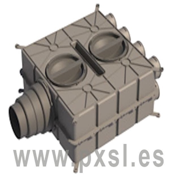 Caja de distribución 24 conexiones 75mm - Imagen 1