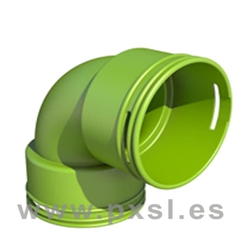 Codo 90º 90mm - Imagen 1