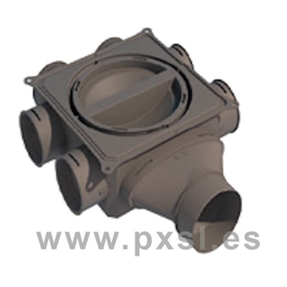 Kit de caja de distribución 206 / 6 conexiones 75 mm - Imagen 1